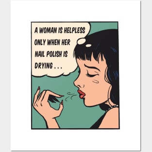 Pop Art Nail Polish Posters and Art